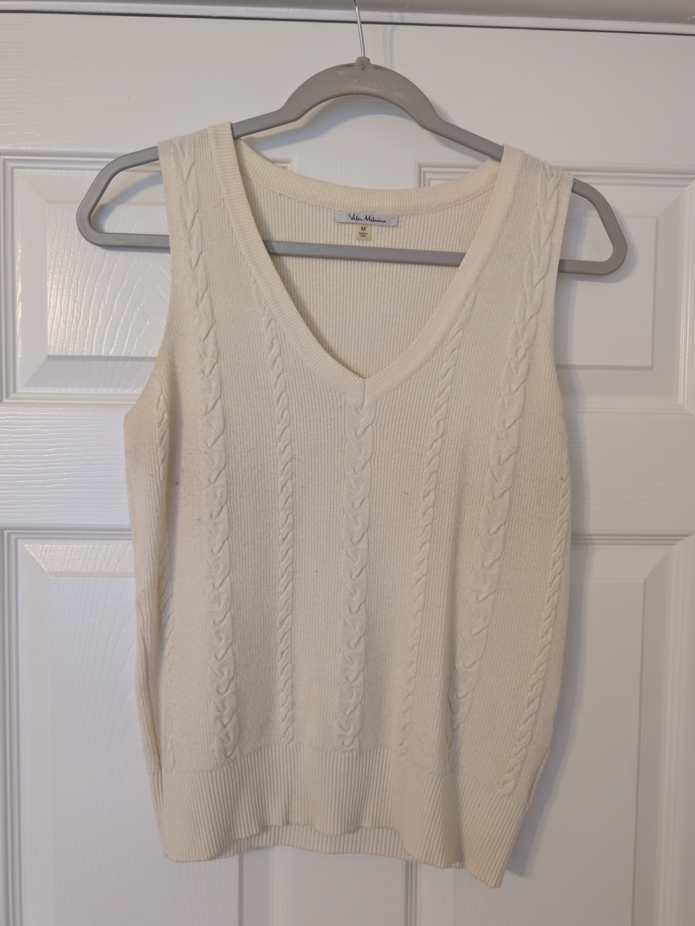Vila Milano Women's Cable Knit Tank (Size M)